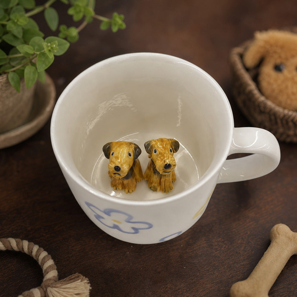 100% Handmade Custom Pet Ceramic Mug By Artist