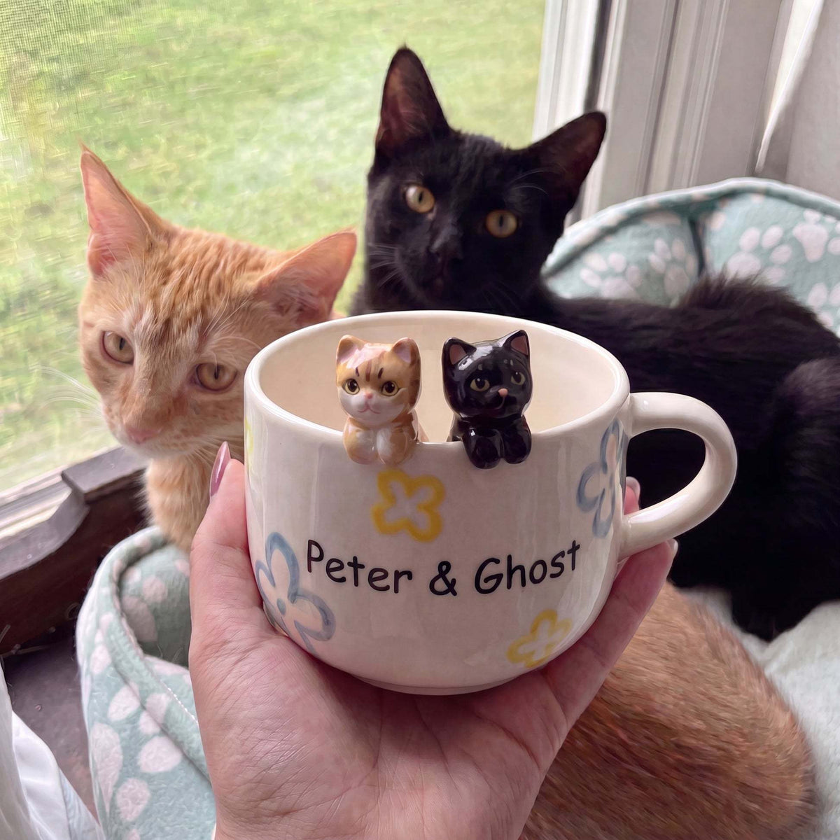 100% Handmade Custom Pet Ceramic Mug By Artist